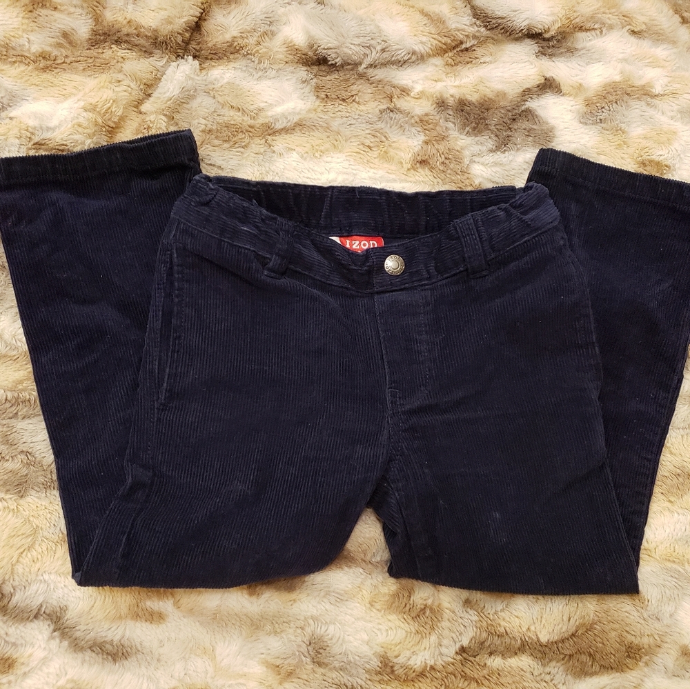 Izod 4T courdoroy pants dark blue
